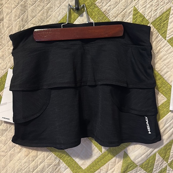 NWT HEAD Black Scallop Skort size small - Picture 5 of 5